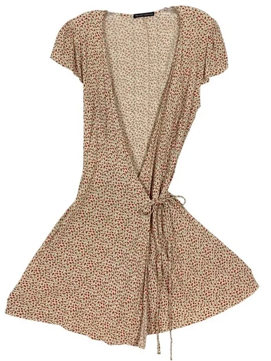 Brandy Melville Floral Wrap Dress - Picture 3 of 8